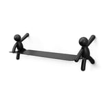 Umbra Buddy Shelves & Magazine Racks Étagère murale flottante en acier Noir Taille unique