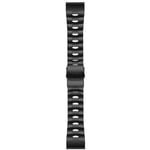 För Garmin Epix Gen 2 22mm Titanium Alloy Quick Release Watch Band Black