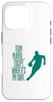 Coque pour iPhone 16 Pro Crossovers & Laughs - Le maillot de basket-ball amusant ultime