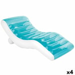 Inflatable Deck Chair Intex Blue 191 x 67 x 89 cm [4 Units]