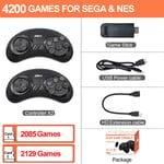 Video Game Stick 4k 16-bittinen langaton MD-konsoli Everdrivelle SEGA NES FC Genesis Mega Game Stick Retro System Dendy TV Game