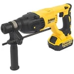 DeWalt DCH033 3kg 18V 2 x 4.0Ah Li-Ion XR Brushless Cordless SDS Plus Drill