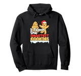 Christmas Gingerbread Teacher I Teach The Smartest Cookies Pullover Hoodie