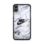 Coque Pour Iphone X / Xs Silicone Tpu Nike Vintage Tigre Paris Noir Strass Swag Luxe Ref 308