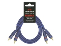 Renegade Ren1rca Phono-Kabel 1.00 M [2X Cinch-Stik - 2X Cinch-Stik]