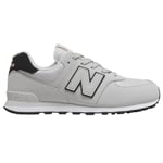 NEW BALANCE JUNIOR 574 TRAINERS SHOES SNEAKERS GREY RETRO CHUNKY 80S NEW BNWT OG