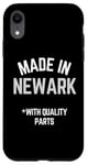 Coque pour iPhone XR Made In Newark - Slogan amusant Born In Newark