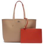 Sac Lacoste  SAC CABAS ANNA  RÉVERSIBLE BICOLORE AVEC POCHETTE BEI