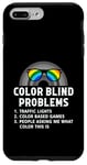 Coque pour iPhone 7 Plus/8 Plus Color Blind Problems Lunettes de test de cécité Arc-en-ciel