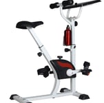 Vélo d'exercice à pédale, Moniteur de vélo Vertical magnétique de vélo d'exercice Stationnaire, vélo de Cyclisme en Salle Cardio entraînement résistance réglable-pour Bras et Jambe