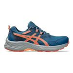 Asics Women's Gel-Venture 9 Sneaker, Rich Navy Desert Red, 4 UK