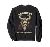 Krampus Is Coming To Town Christmas Monster Men Women Kids Sweatshirt