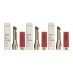 Clarins Joli Rouge Lacquer Intense Colour Lip Balm 3g - 705L Soft Berry x 2