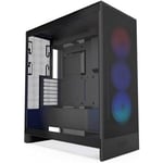 Mid-Tower ATX NZXT H7 Flow RGB - Tre 120 mm fläktar - Direkt kylning av grafikkort