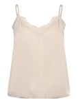 Onlfri Sl Lace Singlet Wvn Beige ONLY