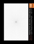 Perspective Drawing Sketchbook 1-Point Perspective Grid Graph Paper for Begin...