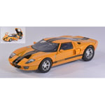 FORD GT CONCEPT 2004 YELLOW WITH BLACK STRIPES 1:12 MotorMax Auto Stradali