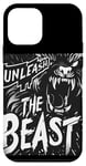 Coque pour iPhone 12 mini Déclaration cool Unleash the Beast pour garçons et filles