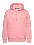 Reg Shield Hoodie Tops Sweat-shirts & Hoodies Hoodies Pink GANT