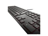 Cherry Kc 6000 Slim - Tangentbord - Usb - Brittisk - Tangentbrytare: Cherry Sx - Svart