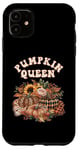 Coque pour iPhone 11 2024 Citrouille Reine Mignon Vintage Automne Automne Feuillage Rétro