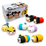 Sbabam, Disney Mini Tsum Tsum, Jeux pour Enfants en kiosque à journaux, Petits Jouets spongieux et Doux en Caoutchouc, Pack de 8 pièces avec Minnie, Mickey Mouse, Pinocchio et Bien d'autres