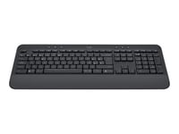 Logitech Signature K650 - Clavier - sans fil - Bluetooth 5.1 - QWERTY - Espagnol - graphite