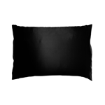 SOFT CLOUD silkeputetrekk black 50x70 cm