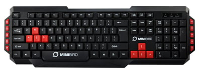 MiniBird Gonolek Wired Keyboard Qwertz CH