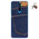 Coque Gel TPU pour Xiaomi Pocophone Little X2 Design Jeans Dessins