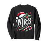 Mrs And Mr Santa Couples Matching Christmas Husband Wife Sweatshirt