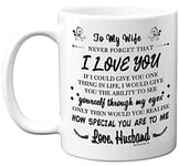 Stuff4 Anniversary Mug for Wife - to My Wife Mug, The Perfect Wife Gifts for Valentine's Day, Birthday Wife Gifts from Husband, Gift Anniversary for Wife, 11oz Ceramic Dishwasher Safe Mugs