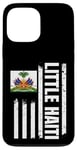 Coque pour iPhone 13 Pro Max Little Haiti America Drapeau américain haïtien patrimoine haïtien