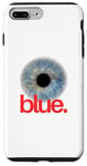 Coque pour iPhone 7 Plus/8 Plus Bleu look beaux yeux de glace profonde