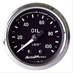 Autometer AUTO201006 oljetrycksmätare, 52mm, 0-100 psi, mekanisk