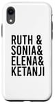 Coque pour iPhone XR Ruth & Sonia Elana & Ketanji Jackson Scotus RBG Meme sur le dos