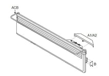 Nobø Gardinbøyle 1125mm ACB C-112