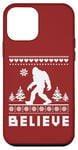 Coque pour iPhone 12 mini Big Foot Sasquatch Noël Garçons Filles