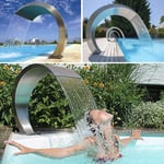 60 30Cm Fountain Garden Pool Pond Stainless Steel Pool Fountain Pond Garden Cascade Jardin Swimming Pool Waterfall