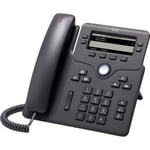 Cisco IP Phone 6851 - Téléphone VoIP - SIP, SRTP - 4 lignes - Charbon