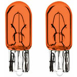 Cyclingcolors - 2x ampoule 12V 1.7W T6.5 W2.2x5.2D orange wedge compteur tableau de bord voiture moto scooter