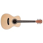 Kala KA-GTR-OM-SEB Solid Spruce Top Ebony Orchestra Mini Guitar