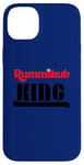 Coque pour iPhone 14 Plus Logo Rummikub King avec encre noire Royal Crown