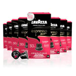 LAVAZZA - Café Espresso Maestro Classico - Café Capsule - 100 % Arabica - Lot de 8 x 30 Capsules Aluminium Compatibles Avec Les Machines Nespresso® (240 capsules)