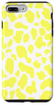 Coque pour iPhone 7 Plus/8 Plus motif imprimé vache jaune - Motif vache coeur jaune femme