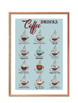 Kaffe-Poster Patterned Poster & Frame