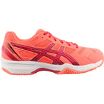 Asics Gel Padel Exclusive 4SG Womens Court Shoes Orange Tennis Sports Trainers