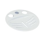 Triton Support pour colonne de douche 19 mm, blanc, RERRSD19WHT