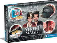 Clementoni 59299 Ehrlich Brothers Street Magic Boîte magique pour enfants à partir de 8 ans Équipement magique pour 40 tours de magie étonnants avec vidéos explicatives 3D Idéal comme cadeau