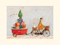 Sam Toft (A Tubful of Good Cheer) Mounted Print, Multicolore, 30 x 40cm